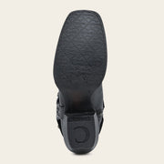 Bota biker en piel genuina para dama Botas y Botines 