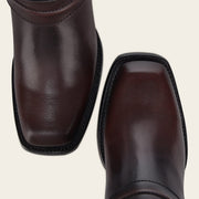 Bota biker en piel genuina para dama Botas y Botines 