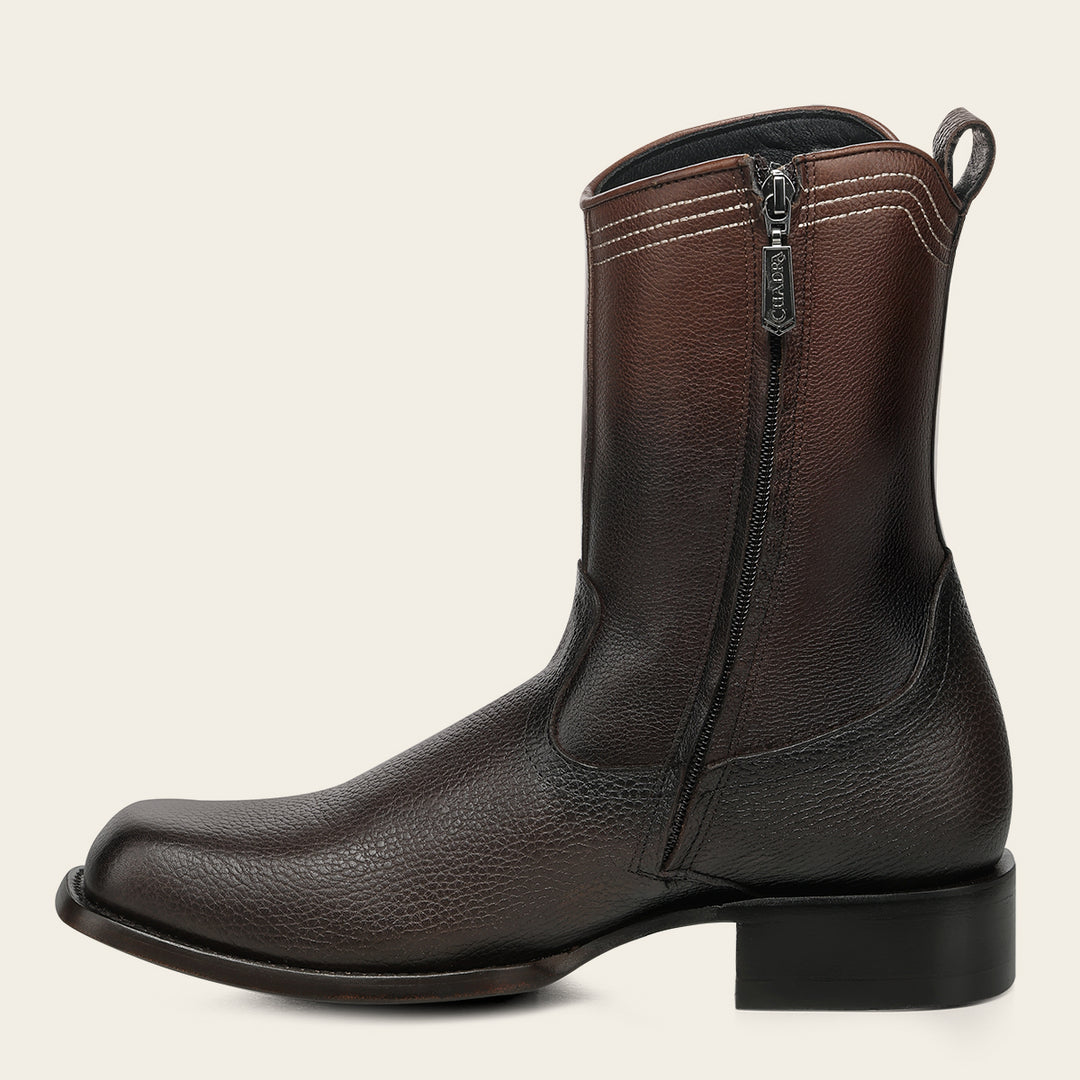 Bota urbana en piel genuina para caballero