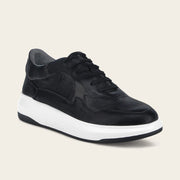 Tenis en piel genuina de venado para caballero Tenis 