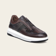 Tenis en piel genuina de pitón para caballero Tenis 