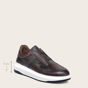 Tenis en piel genuina de pitón para caballero Tenis 