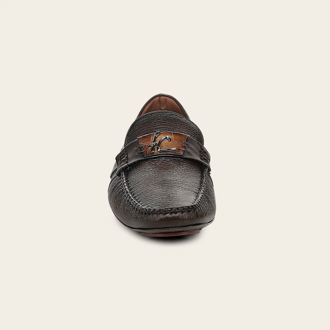 Driver en piel genuina de nilóticus para caballero