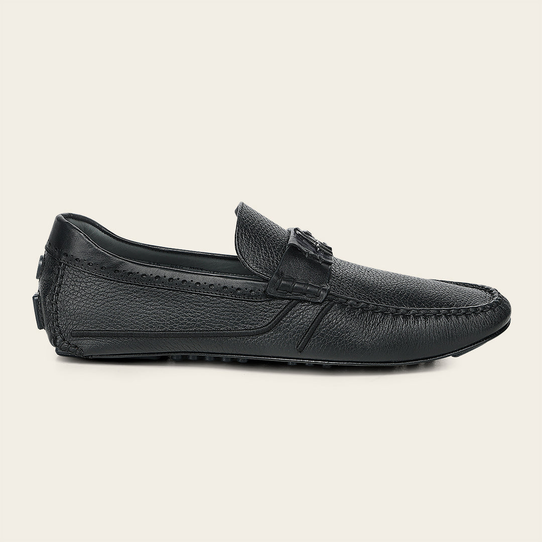 Driver en piel genuina de nilóticus para caballero