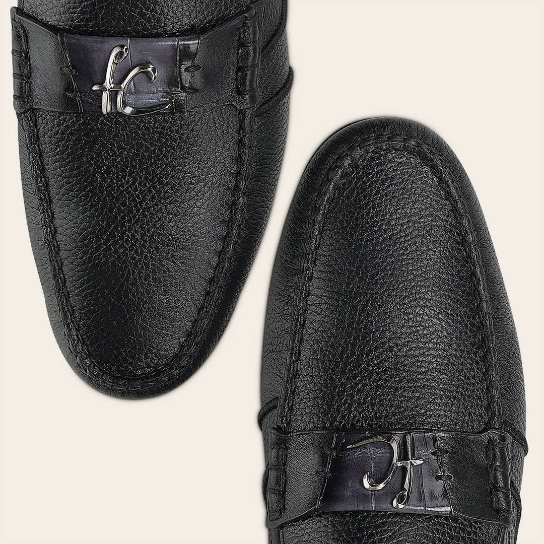 Driver en piel genuina de nilóticus para caballero