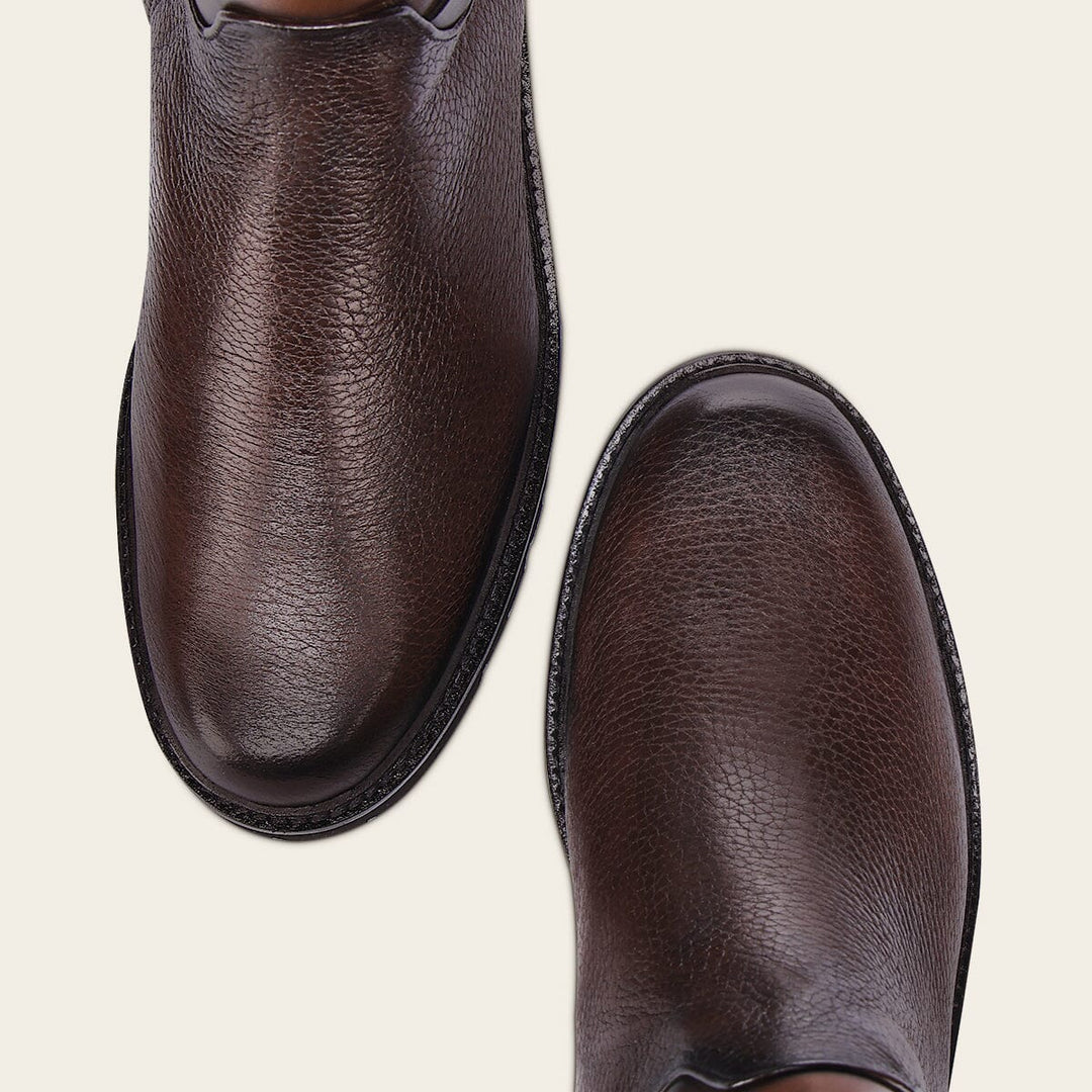 Bota alta en piel genuina de venado para dama Botas y Botines 