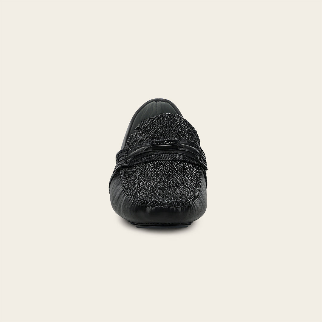 Driver en piel genuina de mantarraya para caballero