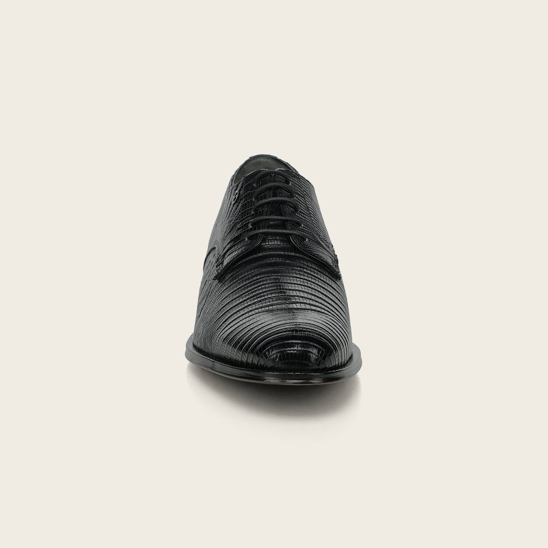 Zapato de vestir tipo Derby "Franco Cuadra Signature" en piel genuina de lizard para caballero