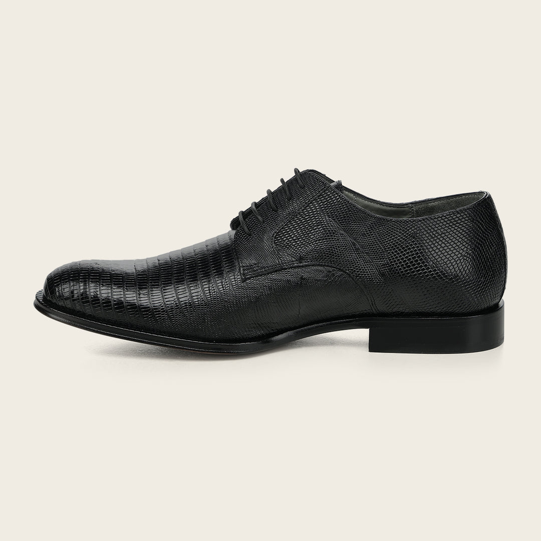 Zapato de vestir tipo Derby "Franco Cuadra Signature" en piel genuina de lizard para caballero