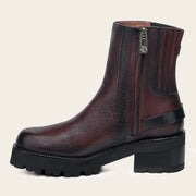 Botín casual en piel genuina para dama Botas y Botines 