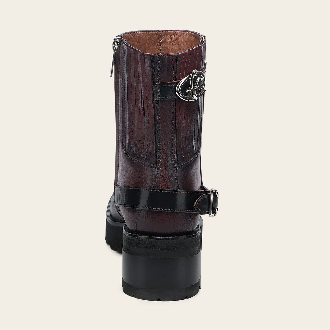 Botín casual en piel genuina para dama Botas y Botines 