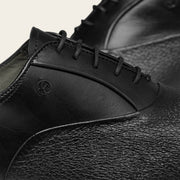 Zapato de vestir tipo Oxford en piel genuina de venado para caballero