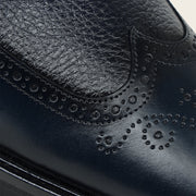 Zapato de vestir tipo Oxford en piel genuina de venado para caballero