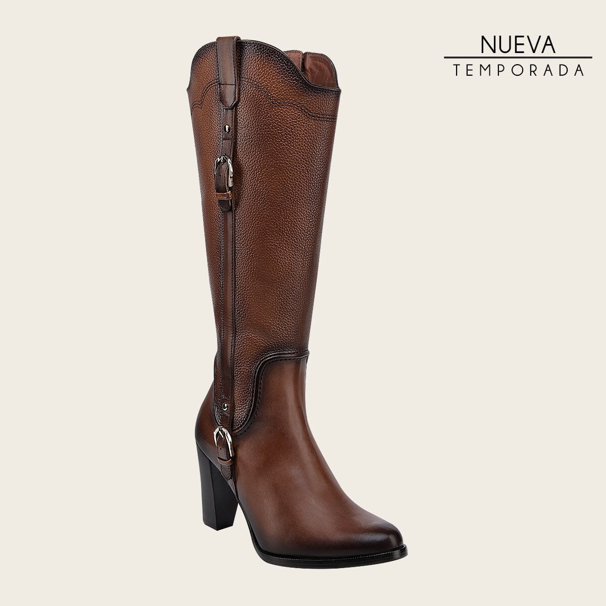 Franco Cuadra Bota De Vestir Dama Botín De Vestir En Piel Genuina