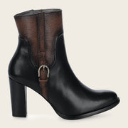 Botín de vestir para dama en piel genuina Botas y Botines 