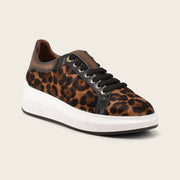 Tenis animal print en pelo genuino para dama Tenis 