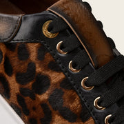 Tenis animal print en pelo genuino para dama Tenis 