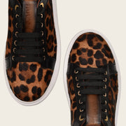 Tenis animal print en pelo genuino para dama Tenis 