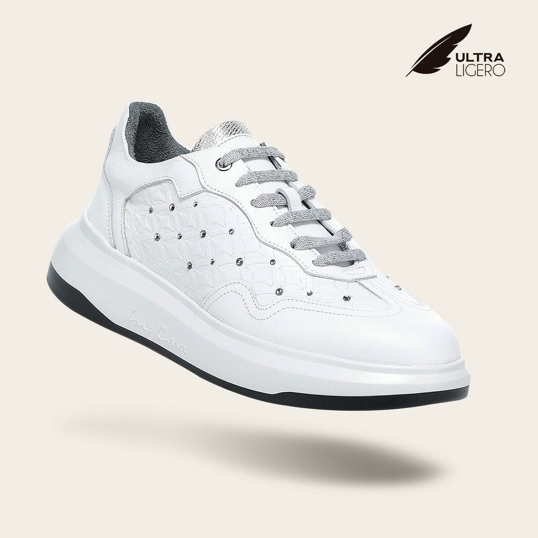 Tenis en piel genuina para dama Tenis 