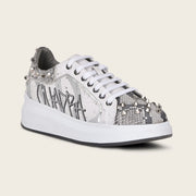 Tenis en piel genuina de pitón para dama Tenis 