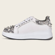 Tenis en piel genuina de pitón para dama Tenis 