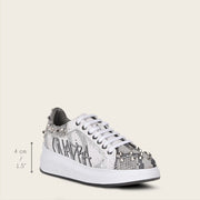 Tenis en piel genuina de pitón para dama Tenis 