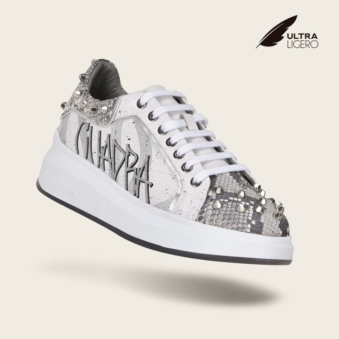 Tenis en piel genuina de pitón para dama Tenis 