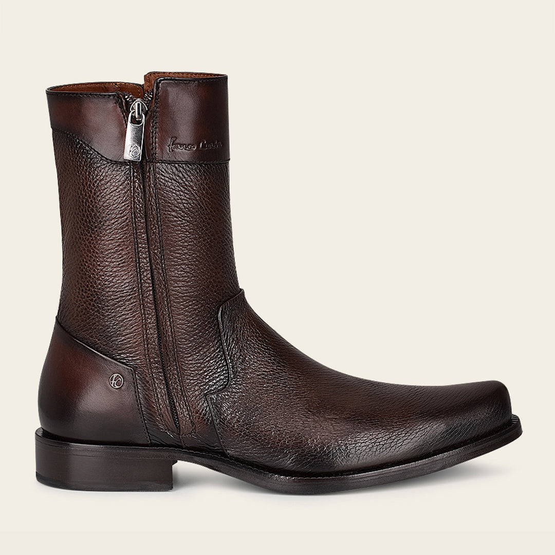 Botines Botas De Venado Bota De Vestir En Piel Genuina De Venado