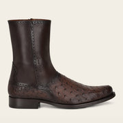 Bota de vestir en piel genuina de avestruz para caballero Botas y Botines 