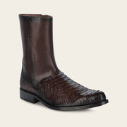 Botín en piel genuina de pitón para caballero Botas y Botines 