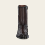 Botín en piel genuina de pitón para caballero Botas y Botines 