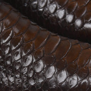 Botín en piel genuina de pitón para caballero Botas y Botines 