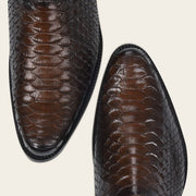 Botín en piel genuina de pitón para caballero Botas y Botines 