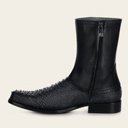 Botín en piel genuina de pitón para caballero Botas y Botines 
