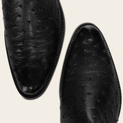 Bota de vestir en piel genuina de avestruz para caballero Botas y Botines 