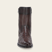 Bota de vestir en piel genuina de avestruz para caballero Botas y Botines 