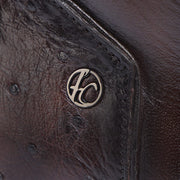 Bota de vestir en piel genuina de avestruz para caballero Botas y Botines 