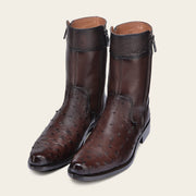 Bota de vestir en piel genuina de avestruz para caballero Botas y Botines 
