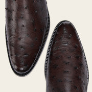 Bota de vestir en piel genuina de avestruz para caballero Botas y Botines 