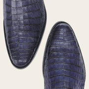 Bota de vestir en piel genuina de caimán para caballero Botas y Botines 