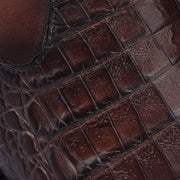 Bota de vestir en piel genuina de caimán para caballero Botas y Botines 