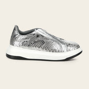 Tenis en piel genuina de pitón para dama