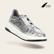 Tenis en piel genuina de pitón para dama