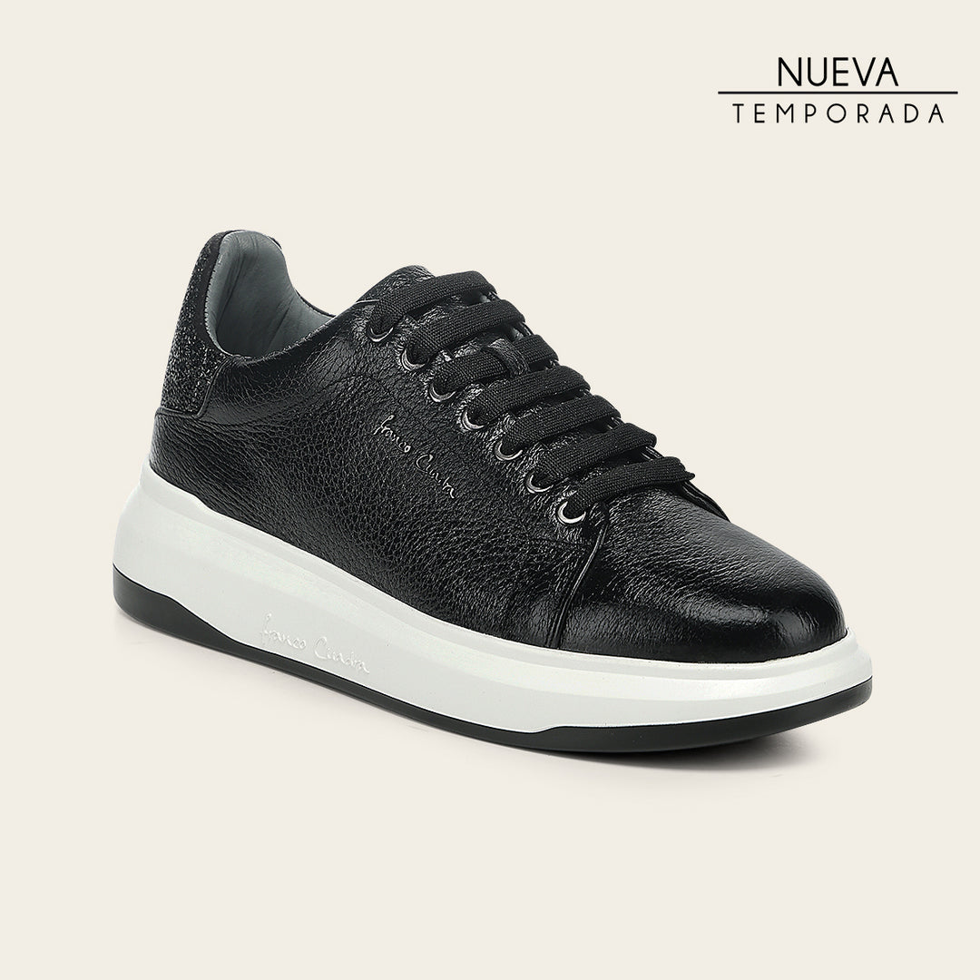 Tenis en piel genuina de venado para dama