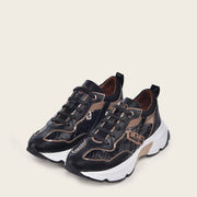 Tenis en Piel Genuina de Pitón para dama Tenis 