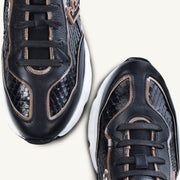 Tenis en Piel Genuina de Pitón para dama Tenis 