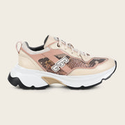 Tenis en piel genuina de pitón para dama Tenis 