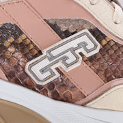 Tenis en piel genuina de pitón para dama Tenis 