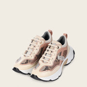 Tenis en piel genuina de pitón para dama Tenis 