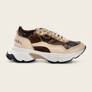 Tenis en Piel Genuina de Pitón para dama Tenis 